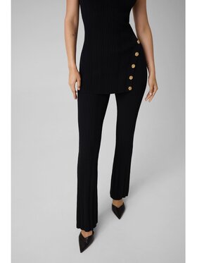 Guess Guess Spodnie materiałowe 184535 Czarny Classic Fit