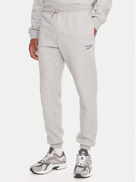 Reebok Reebok Donji dio trenerke RK25146CCM Siva Regular Fit