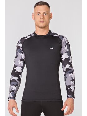 ROUGH RADICAL ROUGH RADICAL Koszulka techniczna FURIOUS ARMY LS Czarny Slim Fit