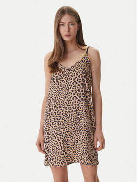 DKNY DKNY Nočná košeľa YI60099 Béžová Regular Fit