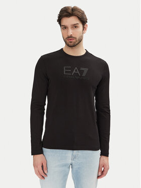 EA7 Emporio Armani EA7 Emporio Armani Longsleeve 7M000227 AF10373 UC001 Чорний Slim Fit