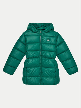 United Colors Of Benetton United Colors Of Benetton Giubbotto invernale 2NQRCN050 Verde Slim Fit