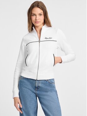 Guess Jeans Guess Jeans Bluza 176145 Biały Classic Fit