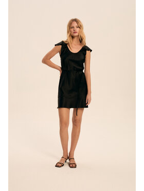 Melismee Stockholm Melismee Stockholm Sukienka letnia SUKIENKA RIMA CLASSIC Czarny A-Line Fit