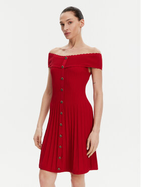 Morgan Morgan Kleid für den Alltag 251-RMELDO Rot Regular Fit