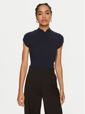 TWINSET TWINSET Blūze 242TP3110 Tumši zils Slim Fit