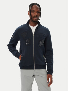 Aeronautica Militare Aeronautica Militare Majica dugih rukava 262FE2143UF00686 Tamnoplava Regular Fit