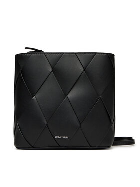 Calvin Klein Calvin Klein Torebka Ck Woven Square Crossbody K60K612991 Czarny