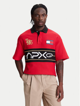 Tommy Hilfiger Tommy Hilfiger Polo F1 Movie Race Day MW0MW41393 Crvena Relaxed Fit