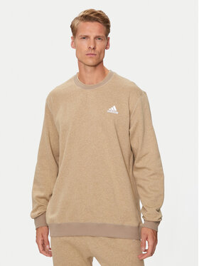 adidas adidas Majica dugih rukava Seasonal Essentials IY6613 Bež Regular Fit