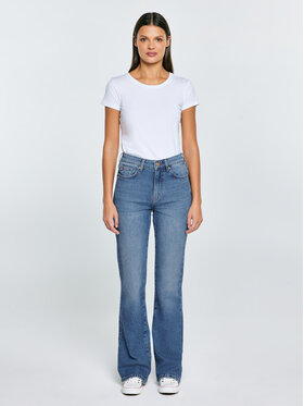 BIG STAR BIG STAR Jeansy CHIARA Niebieski Flare Fit