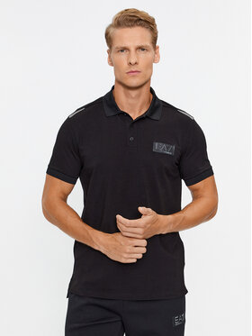 EA7 Emporio Armani EA7 Emporio Armani Polo 6RPF78 PJBVZ 1200 Crna Regular Fit