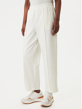 Liu Jo Sport Liu Jo Sport Kalhoty z materiálu TA6211 FS090 Écru Regular Fit