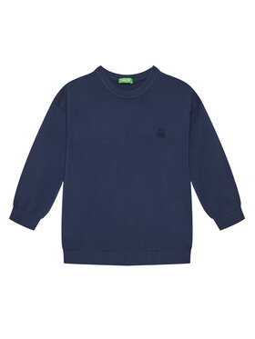 United Colors Of Benetton United Colors Of Benetton Džemperis 1098G100U Tumši zils Regular Fit