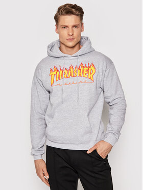 Thrasher Thrasher Суитшърт Flame Сив Regular Fit