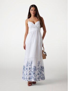 Guess Guess Vestito 173921 Bianco Classic Fit