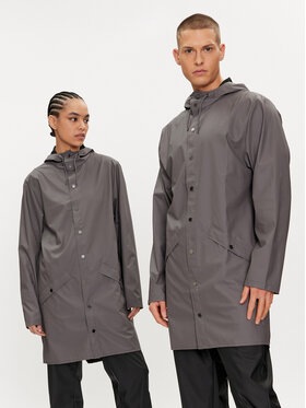 Rains Rains Дощовик Long Jacket W3 12020 Сірий Regular Fit
