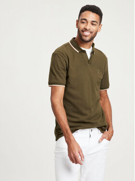 Cross Jeans Cross Jeans Polo 15935-002 Khaki Regular Fit