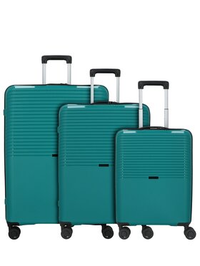 D&N D&N Komplet walizek 208400 Błękitny