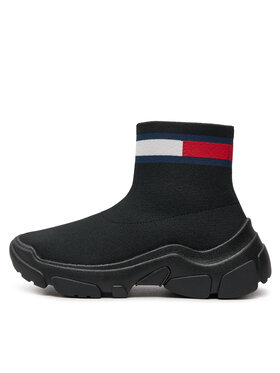 Tommy Jeans Superge Tjw Sock Boot EN0EN02446 Črna