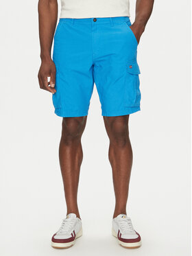 Napapijri Napapijri Pantalon scurți din material Noto 2.0 NP0A4HOQ Albastru Regular Fit