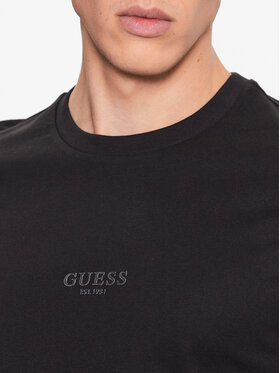 Guess T-shirt Aidy M2YI72 I3Z14 Crna Slim Fit