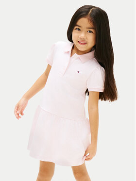 Tommy Hilfiger Tommy Hilfiger Лятна рокля KG0KG09171 Светлорозов Regular Fit