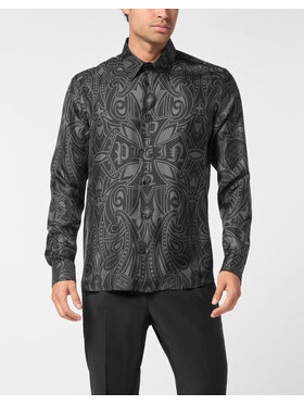 PHILIPP PLEIN PHILIPP PLEIN Camicia 26111 Nero Regular Fit
