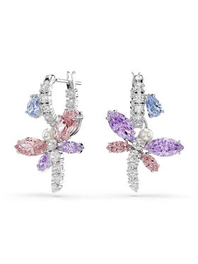 Swarovski Swarovski Kolczyki Dragonfly Ariana Grande 5749185 Srebrny