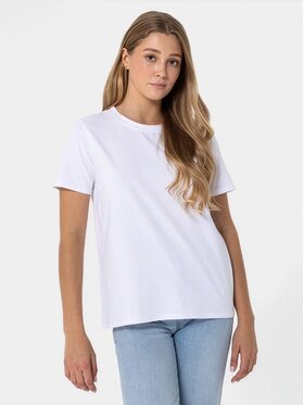 BASICLO BASICLO T-Shirt BSL-004-01 Biały Regular Fit