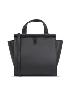 Tommy Hilfiger Tommy Hilfiger Geantă Th Feminine Small Tote AW0AW15250 Negru