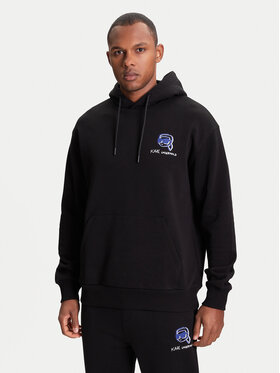 KARL LAGERFELD KARL LAGERFELD Pulóver 705111 553904 Fekete Loose Fit