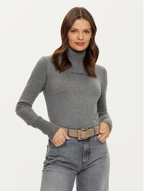 Guess Jeans Guess Jeans Rollkragenpullover W4BR15 Z3HO2 Grau Regular Fit