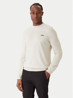 BOSS BOSS Sweter Momentum-X CN 50547507 Écru Regular Fit