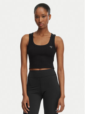 Guess Guess Marškinėliai V6GP07 K2987 Juoda Slim Fit