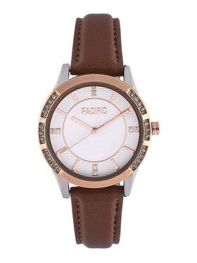 Pacific Pacific Zegarek Pacific-PC00532 Brązowy