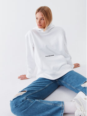 Calvin Klein Jeans Calvin Klein Jeans Sweatshirt J20J220945 Blanc Oversize
