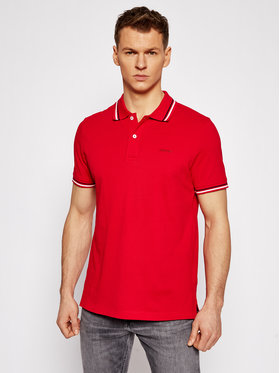 Geox Geox Polo Sustainable M1210A T2649 F7115 Crvena Regular Fit