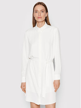 Calvin Klein Calvin Klein Košilové šaty K20K203785 Bílá Regular Fit