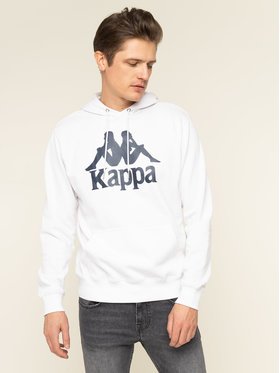 Kappa Kappa Felpa 705322 Bianco Regular Fit