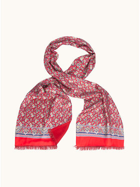 ALLORA BE UNIQUE ALLORA BE UNIQUE Szal jedwabny Czerwony