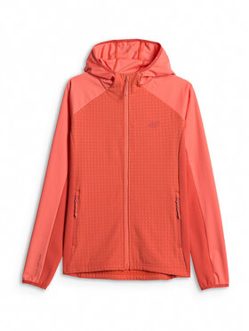 4F 4F Bluza TREKKING Koralowy Regular Fit