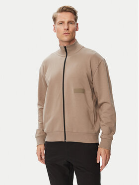 BOSS BOSS Mikina Sw Collar 50564104 Béžová Relaxed Fit