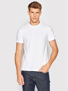 Trussardi Trussardi T-Shirt 52T00652 Bílá Slim Fit