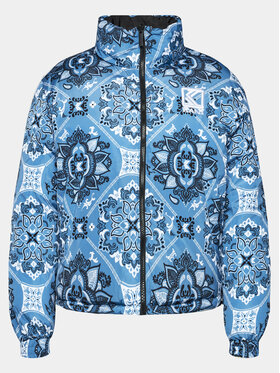 Karl Kani Karl Kani Vatovaná bunda 6176631 Modrá Regular Fit