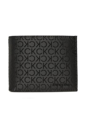 Calvin Klein Calvin Klein Duży Portfel Męski Daily Tech Bifold 5Cc W/Mag Coin K50K510197 Czarny