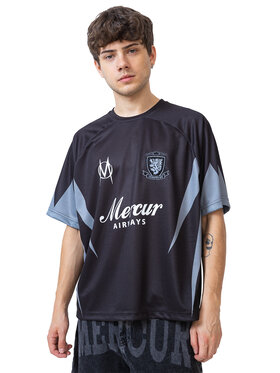 Mercur Mercur T-Shirt Soccer Jersey Czarny Boxy Fit