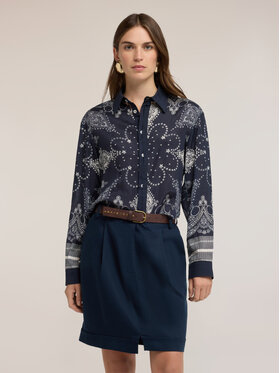 Motivi Motivi Camicia 5036W000540N0Z4 Blu Regular Fit