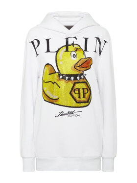 PHILIPP PLEIN PHILIPP PLEIN Mikina 963 Bílá Regular Fit