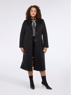 Fiorella Rubino Fiorella Rubino Cappotto 0039T000346N033 Nero Regular Fit